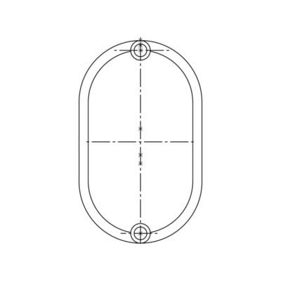 zaslepka,oslona wkretu,uchwyt drzwi,256, 15,5x9x4mm