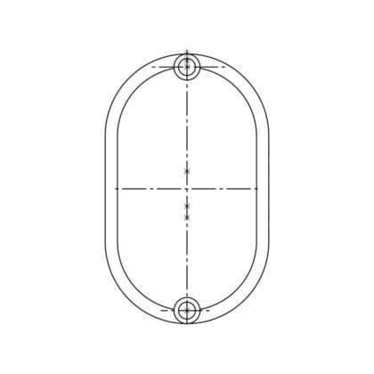 zaslepka,oslona wkretu,uchwyt drzwi,256, 15,5x9x4mm