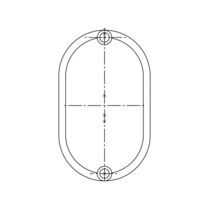 Zaślepka śruby uchwytu drzwi do urządzenia chłodniczego Electrolux / AEG 15,5 x 9 x 4 mm
