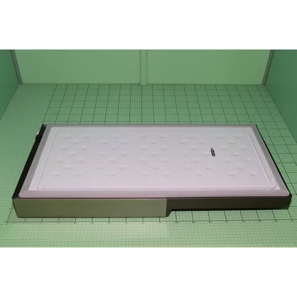 Prawe drzwi zamrażarki do chłodziarko-zamrażarki Amica inox 1040572