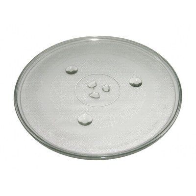 Talerz szklany do mikrofalówki Mastercook / Fagor 31,5 cm koniczynka CMIJ00071