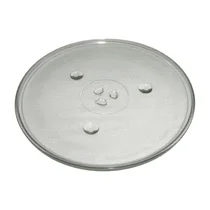 Talerz szklany do mikrofalówki Mastercook / Fagor 31,5 cm koniczynka CMIJ00071
