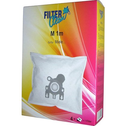 M1/4/9M Worki do odkurzacza 4 szt. i Filtr