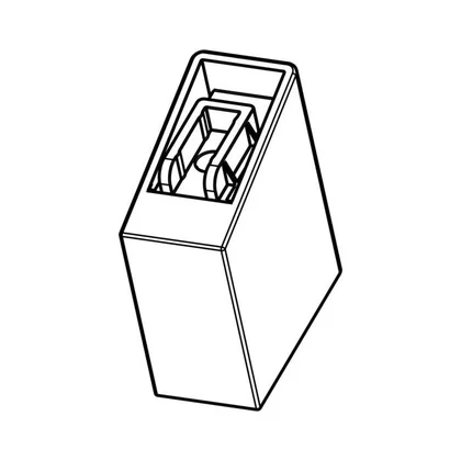 Adapter uchwytu drzwi piekarnika Electrolux / AEG biały 3554075105