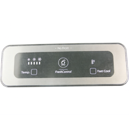 Klawiatura / panel dotykowy do modułu z wyświetlaczem chłodziarki lub chłodziarko-zamrażarki Whirlpool / Indesit 481010478845 C00377197