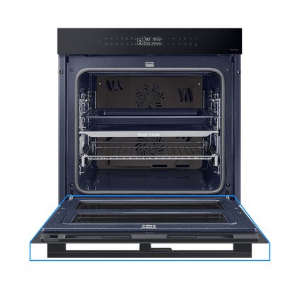 Kompletne drzwi do piekarnika Samsung Dual Cook Flex czarne soft hinge DG94-04541A