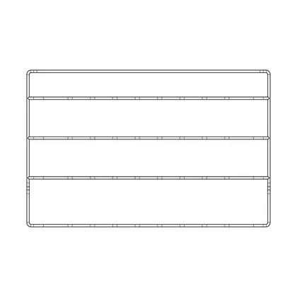 Półki na drzwi różni producenci Półka na butelki do lodówki Electrolux / AEG 489 x 315 mm 140012095018