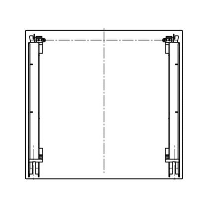 Zestaw szyby drzwi - 494x463mm