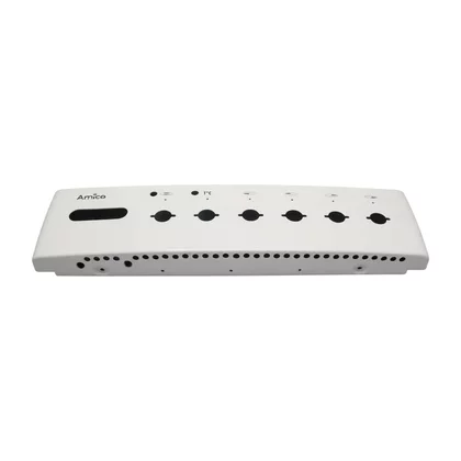 Elementy obudowy Tablica przednia biała z logo do kuchni elektrycznej Amica 1683 model 99 9013518