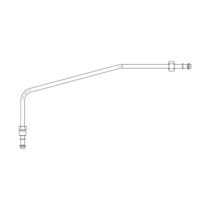 Lewa tylna rurka zaworu gazu do płyty gazowej Electrolux / AEG 3541686014