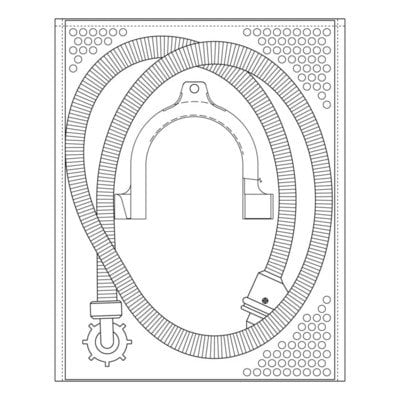 Wąż dopływowy pralki 1500 mm (1326096318)