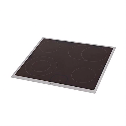 Płyty szklane Płyta ze szkła ceramicznego z ramą do płyty grzejnej Electrolux / AEG inox 5551121162