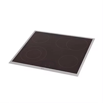 Płyty szklane Płyta ze szkła ceramicznego z ramą do płyty grzejnej Electrolux / AEG inox 5551121162