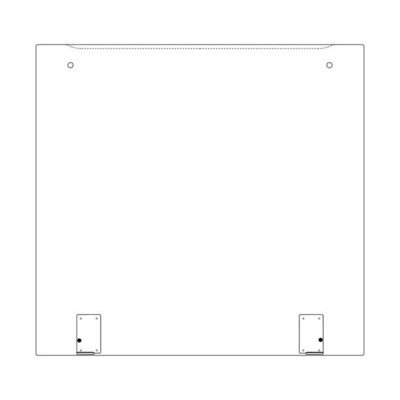 SZYBA ZEWNĘTRZNA CZARNA 494X464MM (3428369528)