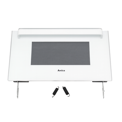 Drzwi do mikrofalówek Amica Zespół drzwi AMMB44E1GCW l.Amica białe (1041626)