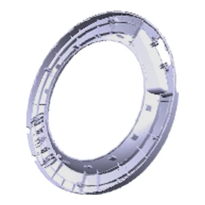 Futryna przednia drzwi do pralki Electrolux / AEG biała Ø464 mm