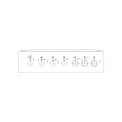 Elementy obudowy Panel kontrolny do kuchenki Electrolux / AEG stal nierdzewna 50 cm 7K 8087329028