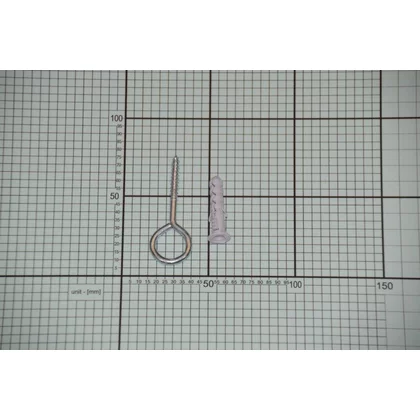 Kołek rozporowy z hakiem do kuchni wolnostojącej Amica fi 8 x 40 mm