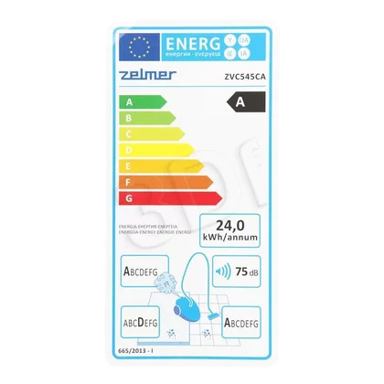 Odkurzacz workowy Zelmer Flooris ZVC545CA 700 W fioletowy
