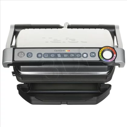 Grill elektryczny Tefal OptiGrill GC702D34 2000 W inox-czarny