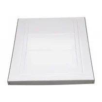 Drzwi zamrażarki do chłodziarko-zamrażarki Amica inox 588 x 729,5 mm 1031496