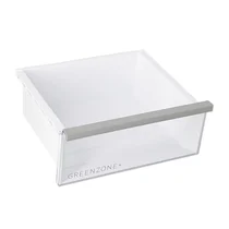 Półki na drzwi różni producenci Pojemnik na warzywa do lodówki Electrolux / AEG komplet z sitodrukiem 7902 450 x 190 mm