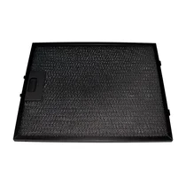 Filtry do okapów Amica Filtr aluminiowy przeciwtłuszczowy do okapu Amica czarny 334,5 x 274 mm 1049241