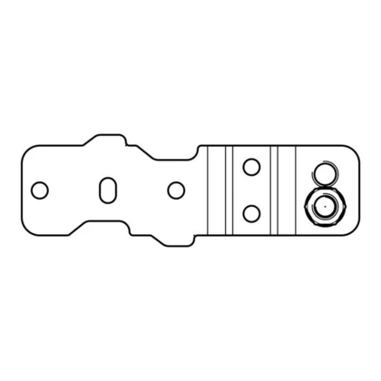 Elementy gumowe i metalowe lodów Zawias dolny drzwi do lodówki Electrolux / AEG 2650003185