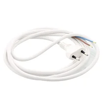 Kabel sieciowy z wtyczką EU2pin do okapu Electrolux / AEG 2,2 m biały