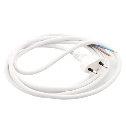 Kabel sieciowy z wtyczką EU2pin do okapu Electrolux / AEG 2,2 m biały