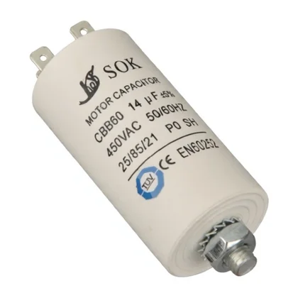 Kondensator pracy do urządzeń AGD Domax 14 µF 450 V 27004