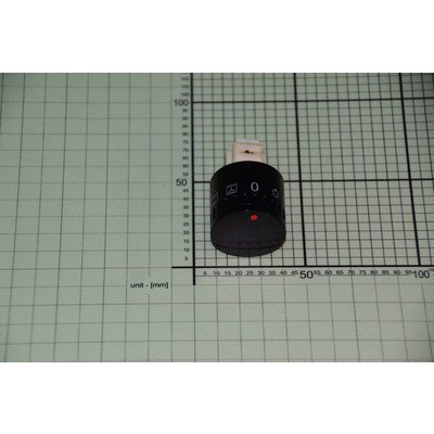 Pokrętło czarne chowane funkcji piekarnika (8053824)