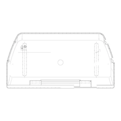 Uszczelka magnetyczna do chłodziarki i zamrażarki Electrolux / AEG czarna 7802 565 x 770 mm