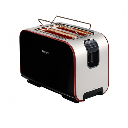 Toster Philips Pure Essentials Collection HD2686/90 1500 W czarno-srebrny