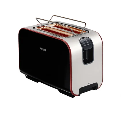 Toster Philips Pure Essentials Collection HD2686/90 1500 W czarno-srebrny