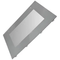 Drzwiczki podgrzewacza do kuchenki Ariston / Indesit / Hotpoint / Whirlpool inox 593 x 138 mm C00098880 482000078620