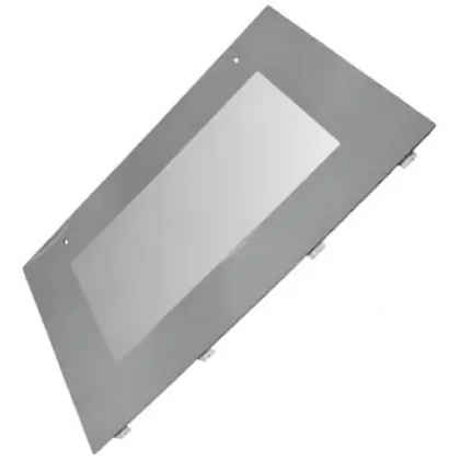 Drzwiczki podgrzewacza do kuchenki Ariston / Indesit / Hotpoint / Whirlpool inox 593 x 138 mm C00098880 482000078620