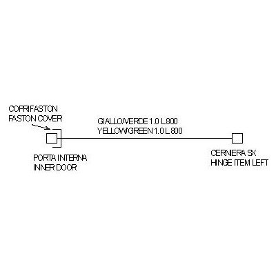 Okablowanie drzwi wewnętrzne-zawias (C00281287) 482000087899