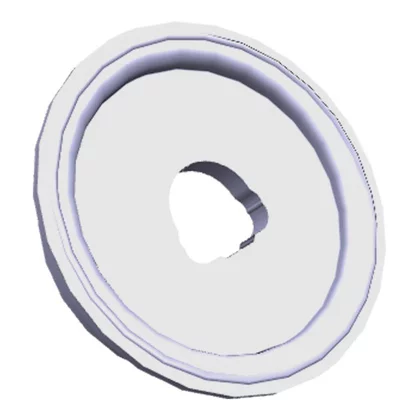 Ramka pierścienia pokrętła do piekarnika Electrolux / AEG biała 3425754011