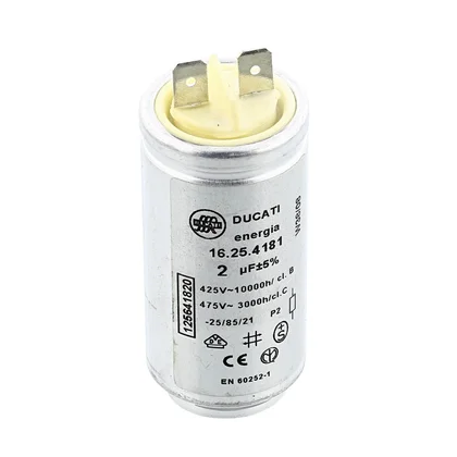 Elektronika do suszarek bębnowyc Kondensator rozruchowy do suszarki Electrolux / AEG 2 µF 1256418201