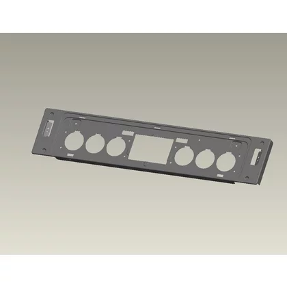 Elementy obudowy Tablica wewnętrzna do kuchenki i piekarnika Amica szara 2 3d-Ts-3d -A=20 lakier szary Q 9045714