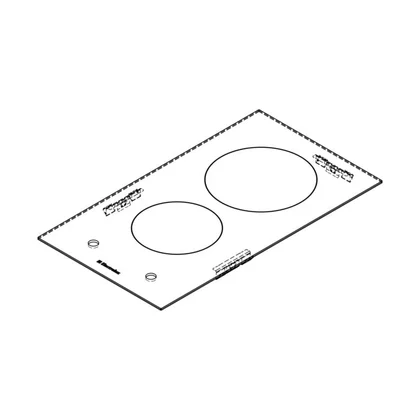 Płyty szklane Płyta ceramiczna do płyty grzejnej Electrolux / AEG 290 x 520 mm
