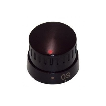 Pokrętło czarne ustawienia temperatury scandium 15 A 7053 9062562