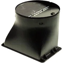 Kołnierz rury z klapką przeciwzwrotną do okapu Whirlpool 150 mm 481946288062 C00340858