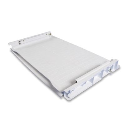 Półki na plastikowe i druciane r Półka plastikowa nad pojemniki na warzywa do chłodziarki Whirlpool 393 x 342 mm 481241828479 C00380417