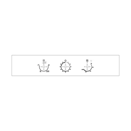 Elementy obudowy Panel obsługi do piekarnika i płyty grzejnej Electrolux / AEG nierdzewny 60 cm 3K