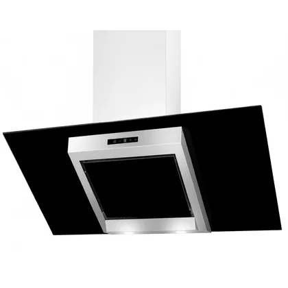 Okap kominowy Akpo WK-9 Boreas Glass 60 inox-czarny 440 m3/h 600 mm