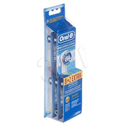 Końcówki do szczoteczek elektrycznych Braun Oral-B Precision Clean 10 szt. EB20-8+2