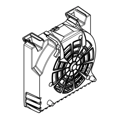 Elementy obudowy Obudowa wentylatora do urządzenia Electrolux / AEG miska 7820 155 x 142,7 mm