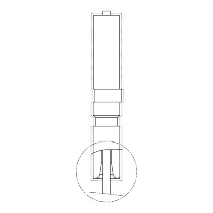 Świeca zapłonowa do palnika z potrójną koroną Electrolux / AEG 400 mm 3577347127